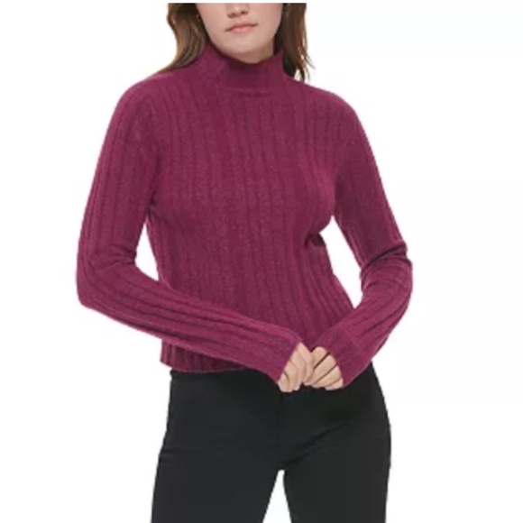 Calvin Klein Jeans Sweaters - Calvin Klein Cropped Mock Neck Sweater